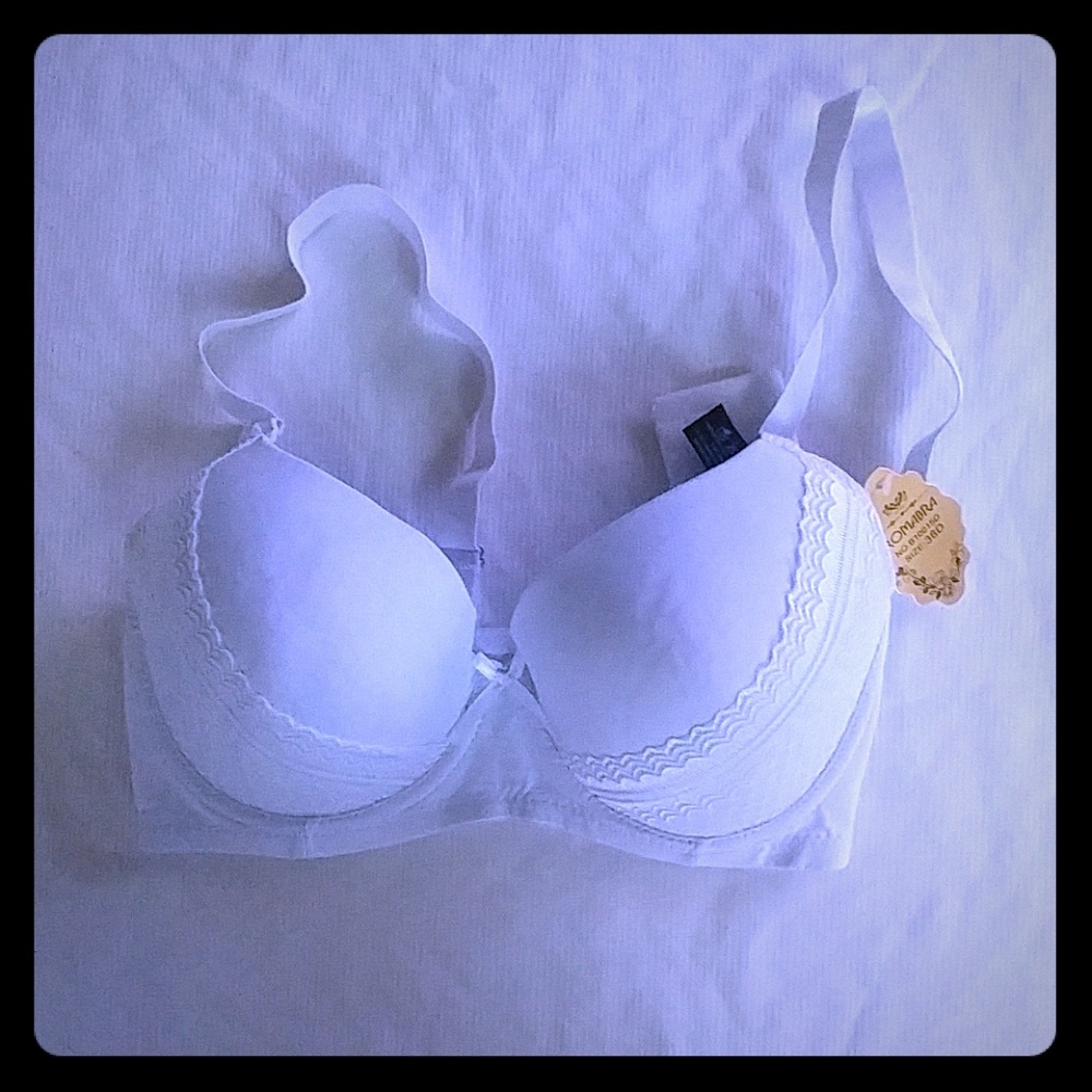 New with tag White Bra (#1)